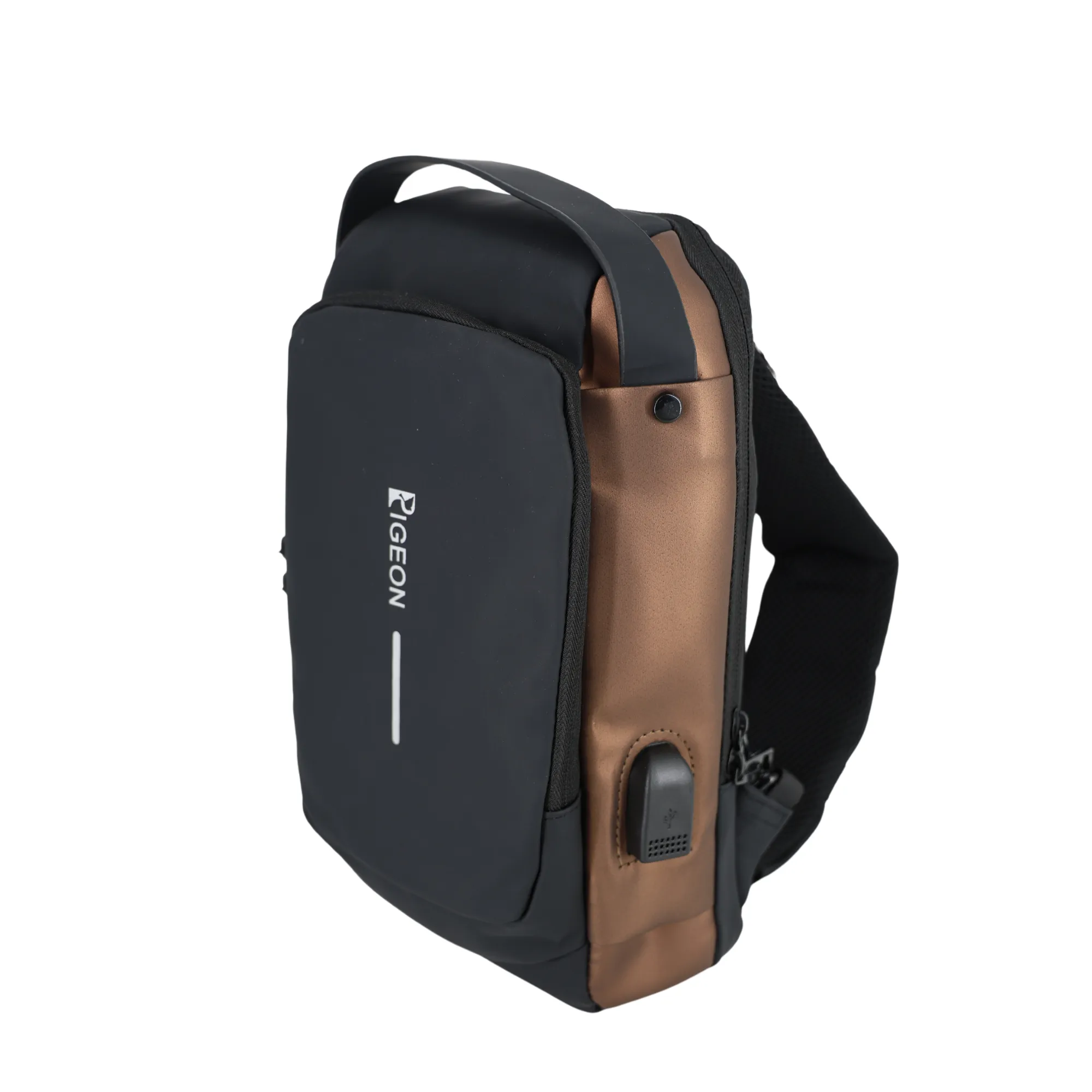 PIGEON Anti theft Crossbody Sling bag, Shoulder Backpack, Lightweight with USB charging port