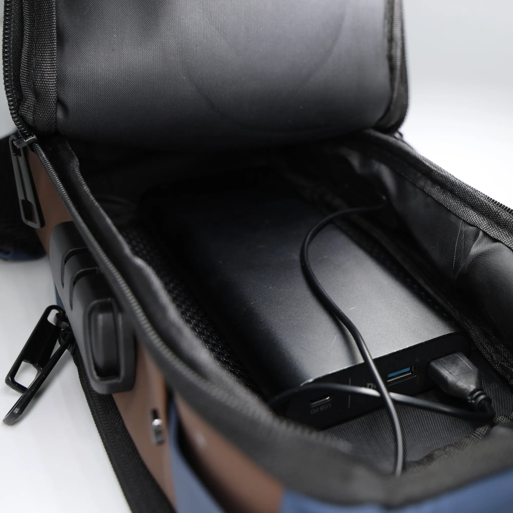 PIGEON Anti theft Crossbody Sling bag, Shoulder Backpack, Lightweight with USB charging port