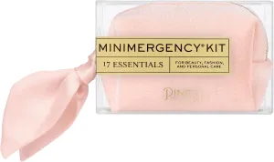 Pinch Provisions Velvet Minimergency Kit, for Her, Includes 17 Must-Have Emergency Essential Items, Compact, Multi-Functional Pouch, Gift for Parties and Birthdays