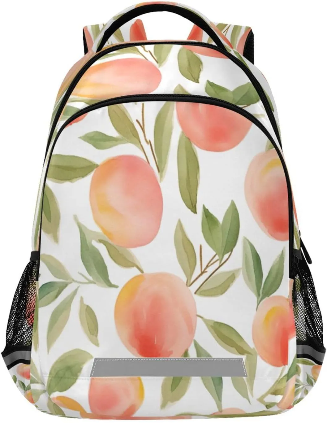 Pink Peach Design Waterproof Backpack - Casual Outdoor Sports Daypack with Ergonomic Shoulder Straps#166