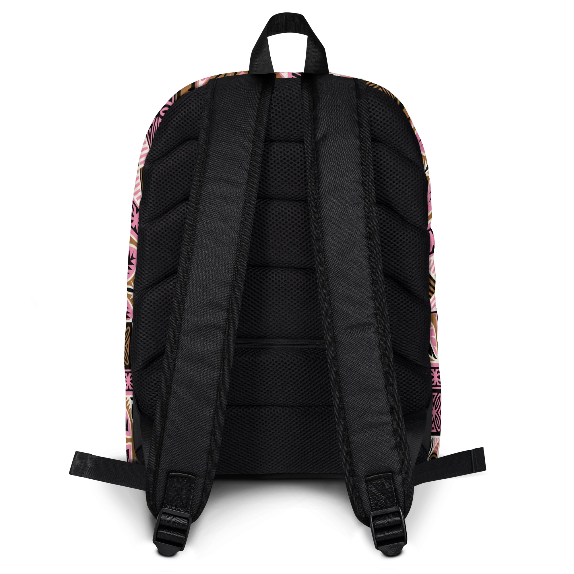 Pink Tiki Squares Backpack