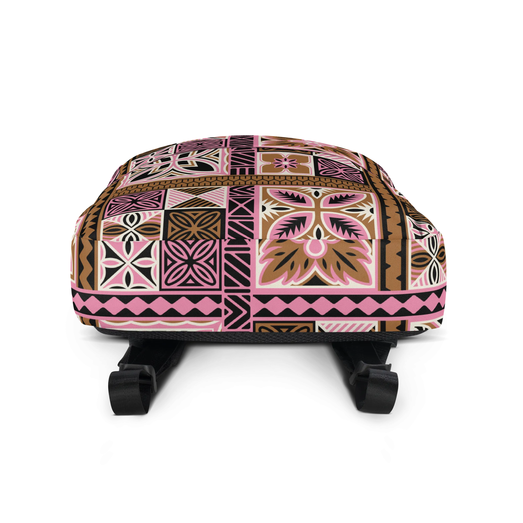Pink Tiki Squares Backpack