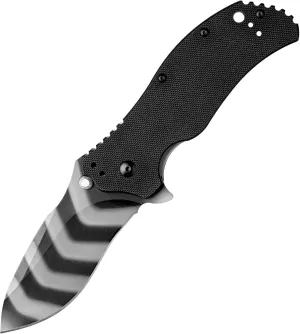 Pocket Knife, 0350 Folding Knife Stainless Steel Blade With G-10 Handle And Clip for Camping and Hiking