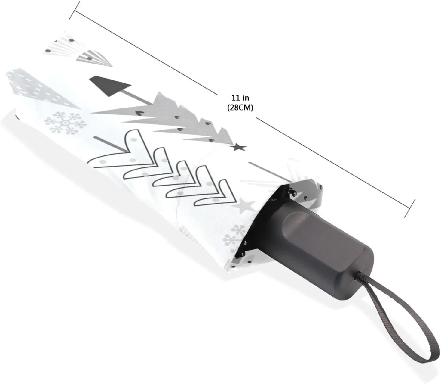 Poeticcity Rain Travel Umbrella, Hand Open Close Windproof Waterproof Folding Umbrella, Compact Canopy Strong Ray Parasol Umbrella