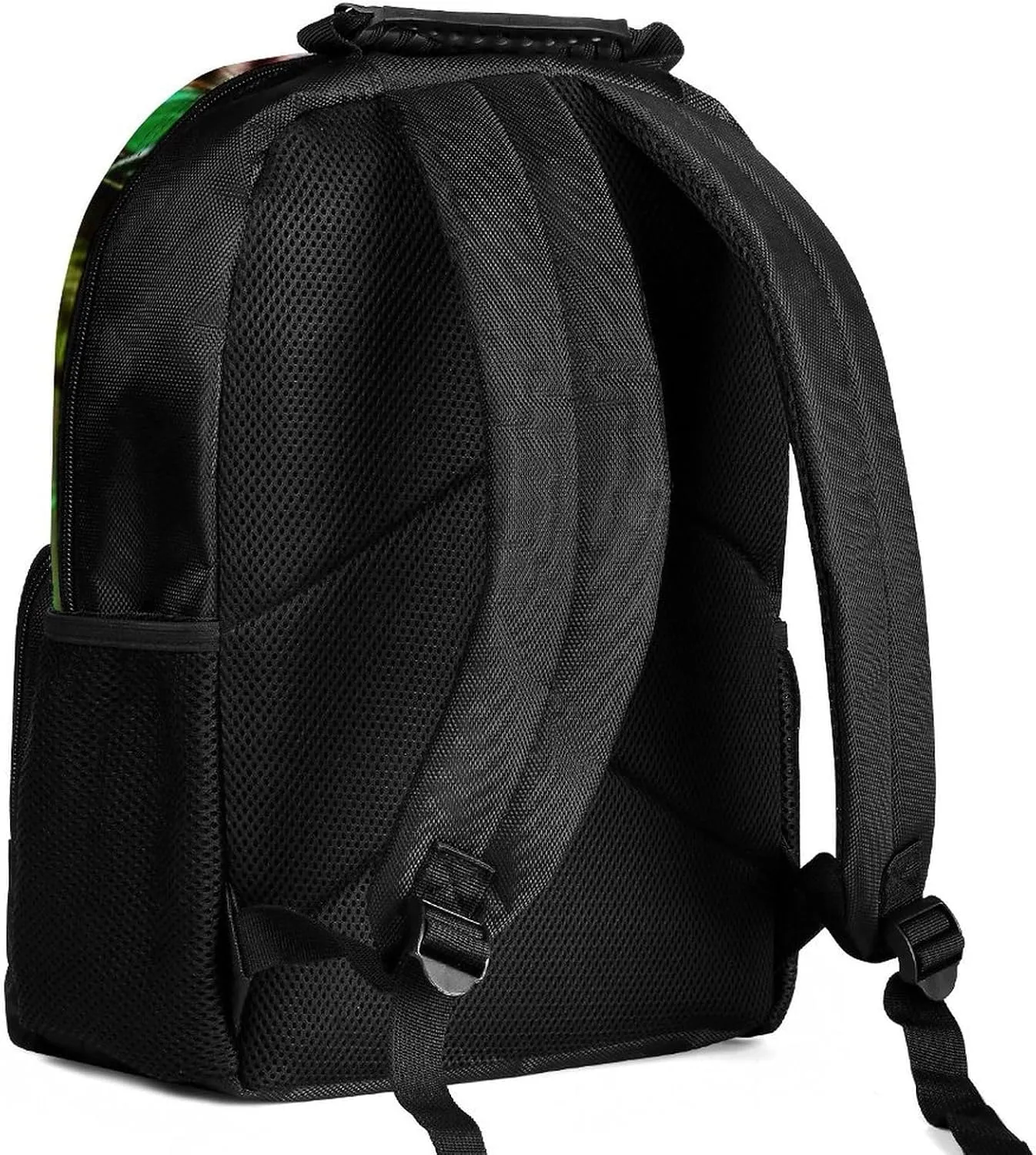 Polyester Daypack for Camping Travel Walking Cycling - Big Capacity Anti-Theft Multipurpose Bookbag, Beautiful Wild Animal Tiger Abstract Art Camping Outdoor Backpack