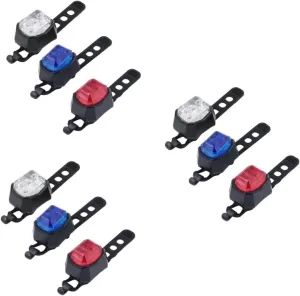 POPETPOP Warning Light Riding Mountain Tail Night Cycling LED Bike Headlamp Abs