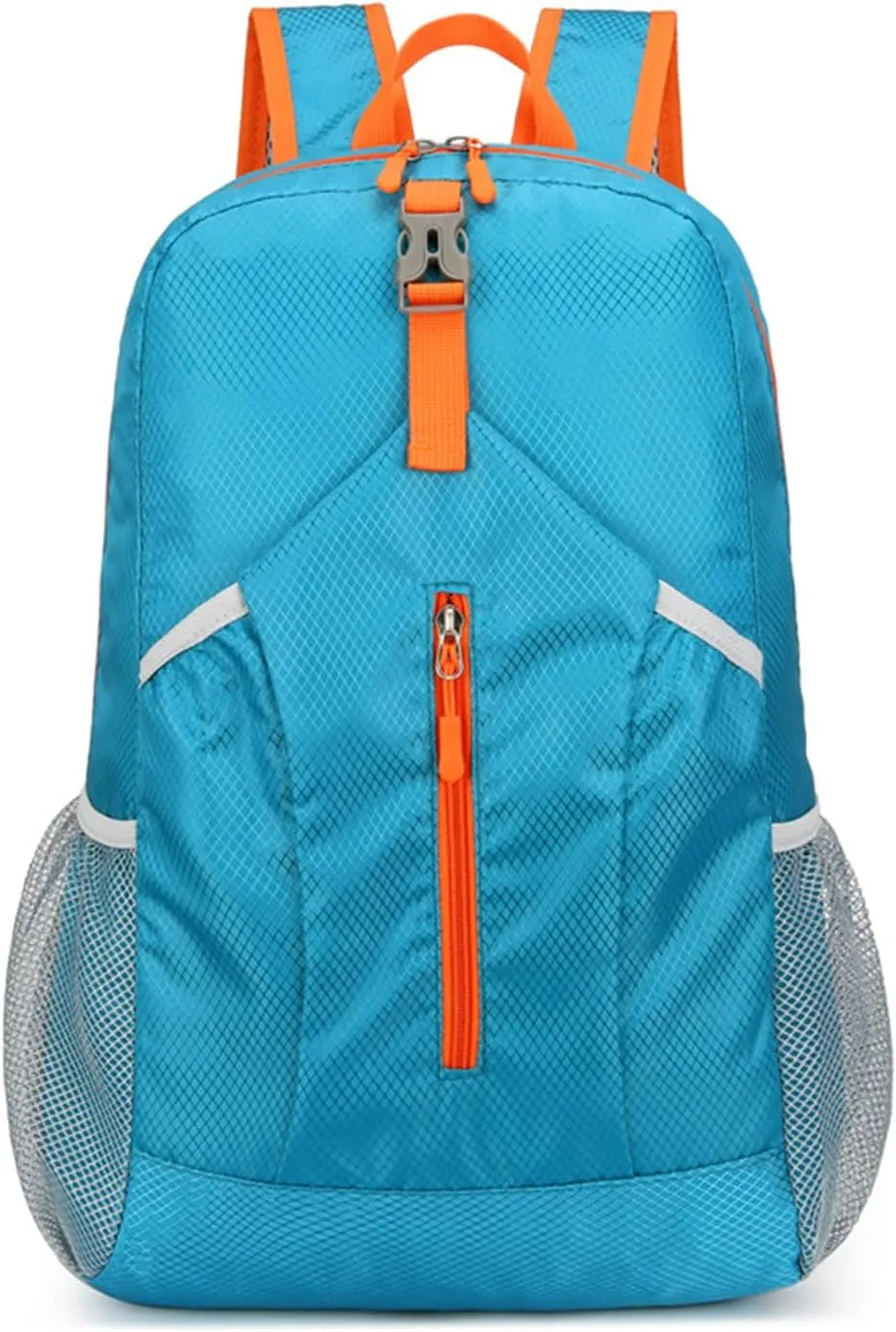 PORRASSO Hiking Backpack Foldable Daypack 21L Rucksack Lightweight Waterproof Backpack for Women Men Trekking Cycling Climbing Outdoor Sports Blue B