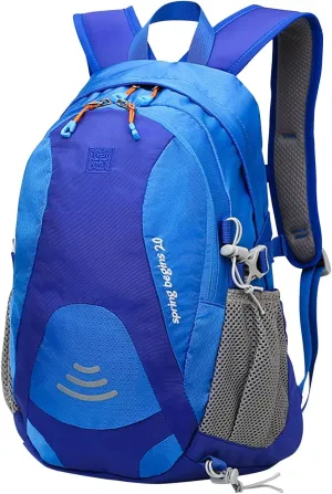 PORRASSO Hiking Backpack Waterproof Daypack 20L Rucksack Lightweight Backpack for Women Men Trekking Cycling Climbing Outdoor Sports Blue