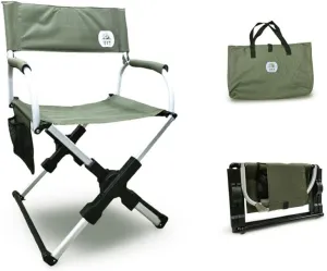 Portable Camping Chair with Carry Bag, Compact, Lightweight Collapsible Arm Chair for Outdoor Camping, Sports, Tailgates, Beach, and Fishing; Supports up to 250lbs [2024 (Green)