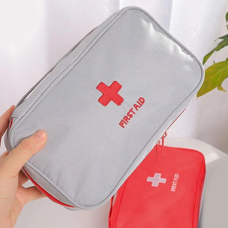 Portable Empty Emergency First Aid Box Pack Outdoor Camping Survival Bag
