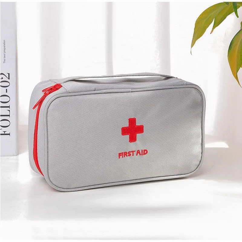 Portable Empty Emergency First Aid Box Pack Outdoor Camping Survival Bag