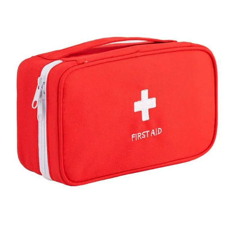 Portable Empty Emergency First Aid Box Pack Outdoor Camping Survival Bag
