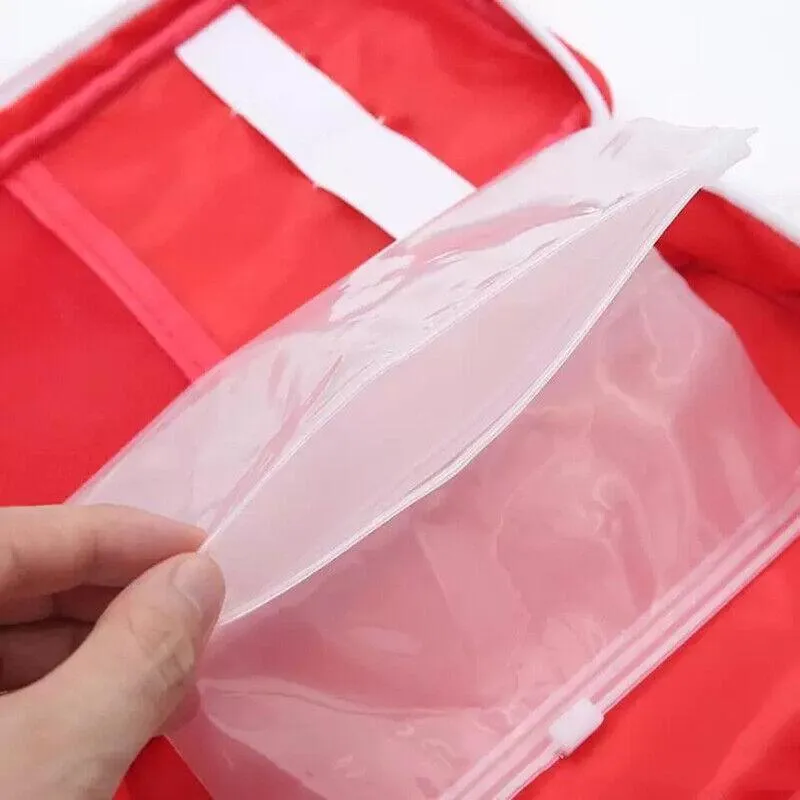 Portable Empty Emergency First Aid Box Pack Outdoor Camping Survival Bag