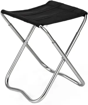 Portable Folding Fishing Chair Lightweight Aluminum Alloy Oxford Fabric Stool for Outdoor Camping BBQ