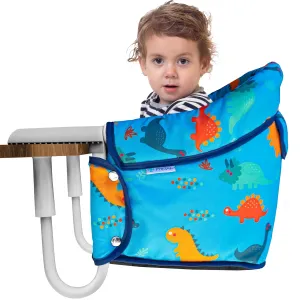 Portable Hook on High Chair for Baby & Travel Toddler from 6-36 Months – Clip on Baby Seat for Table – Fast Table Chair for Travel & Dining– Including Storage Bag - Blue