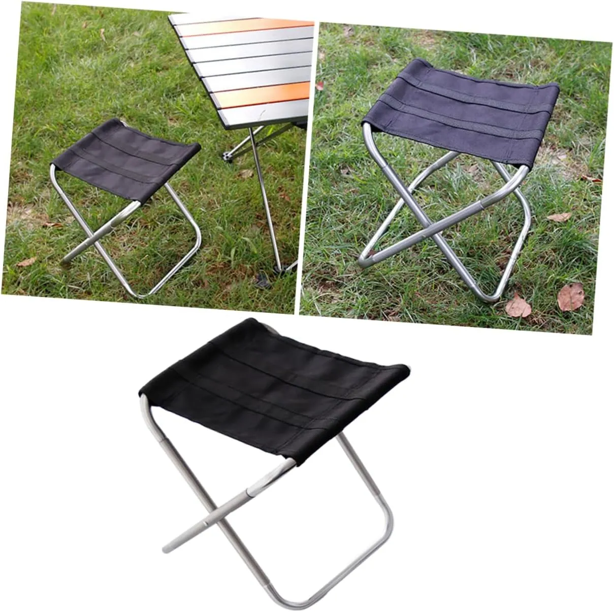 Portable Lightweight Fishing Chair Oxford Cloth Folding Backpack Outdoor Chair and Breathable for Camping Picnics and Outdoor Events