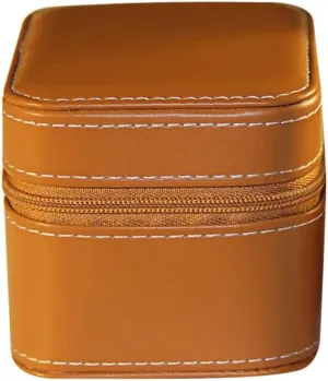 Portable Zippered Watch Storage Box European Leather Storage Bag Mechanical Watch Box