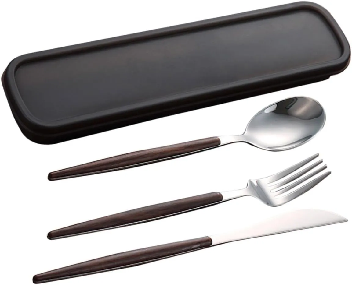 Present Silverware 4pcs Western Food Tableware Set Fork Spoon Stainless Steel