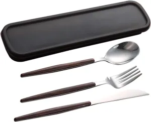 Present Silverware 4pcs Western Food Tableware Set Fork Spoon Stainless Steel