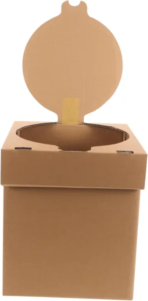 PRETYZOOM Folding Travel Toilet Collapsible Portable Potty for Adults Car Camping Supplies