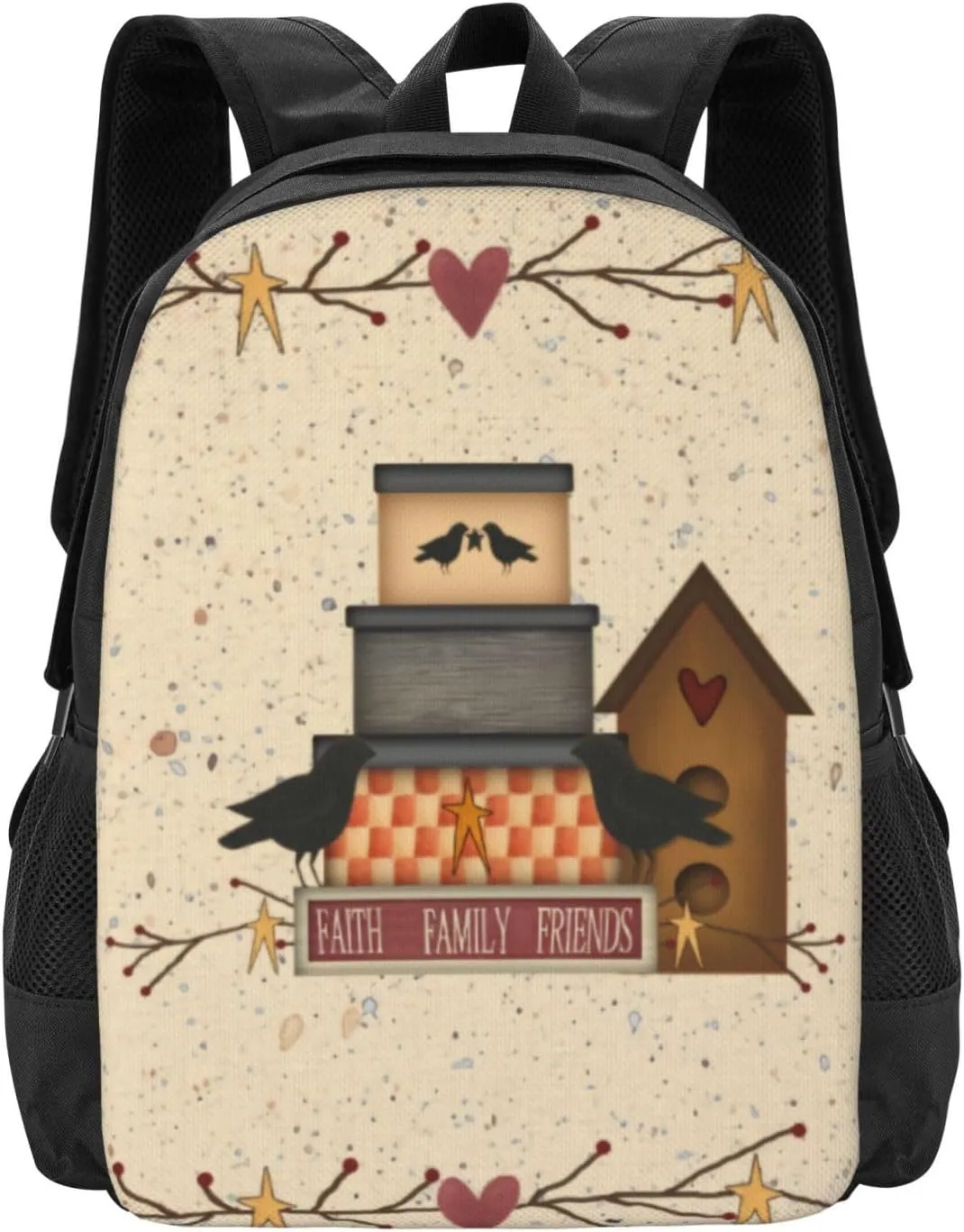 Primitive Faith Family Friends Lightweight Packable Backpack Travel Casual Hiking Daypack Foldable Backpack For Men Women
