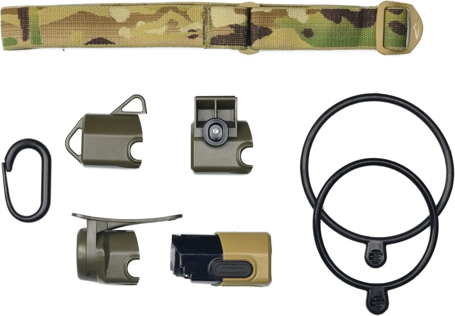 Princeton Tec Snap Headlamp Kit with Dimmable 300 Lumens Maxbright RGB LEDs, IPX4 Water Resistance and 155 Hour Burn Time, Essential for Hiking, Camping, Hunting, and Safety Preparedness, Multicam