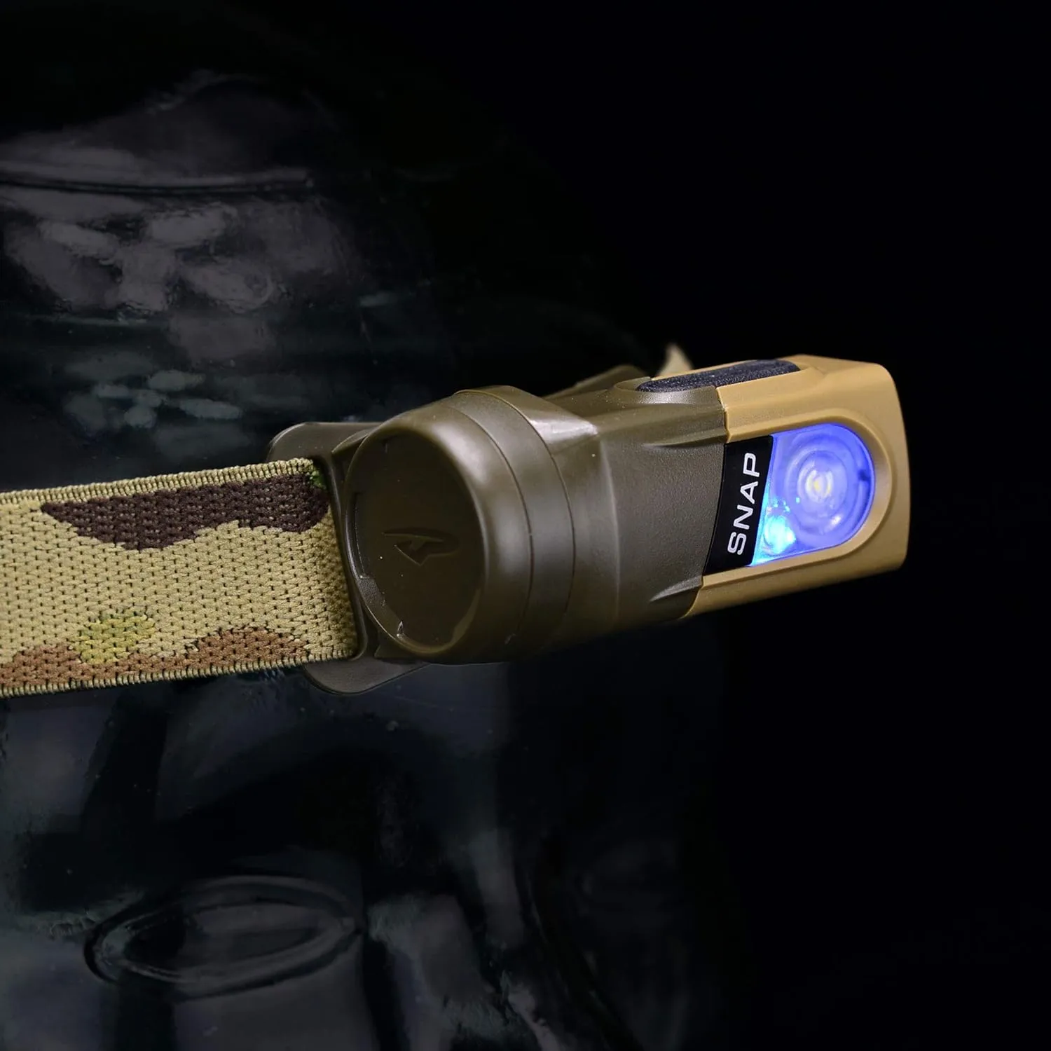 Princeton Tec Snap Headlamp Kit with Dimmable 300 Lumens Maxbright RGB LEDs, IPX4 Water Resistance and 155 Hour Burn Time, Essential for Hiking, Camping, Hunting, and Safety Preparedness, Multicam