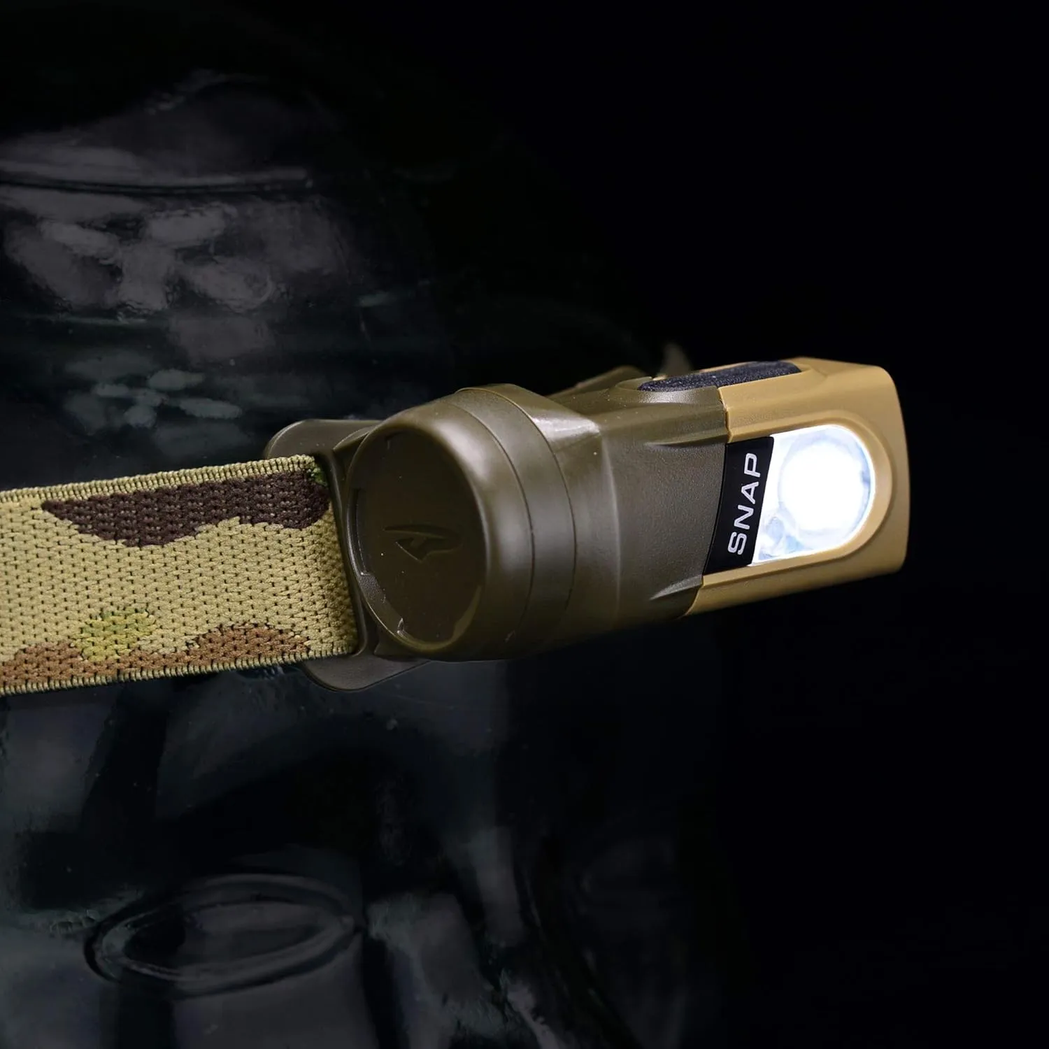 Princeton Tec Snap Headlamp Kit with Dimmable 300 Lumens Maxbright RGB LEDs, IPX4 Water Resistance and 155 Hour Burn Time, Essential for Hiking, Camping, Hunting, and Safety Preparedness, Multicam