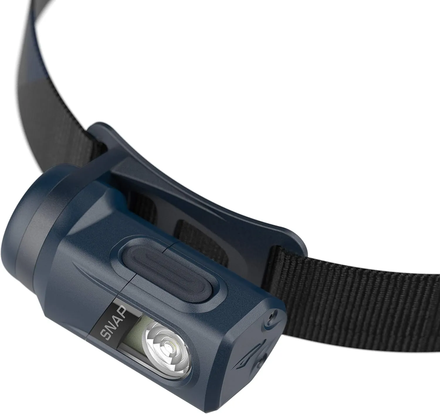 Princeton Tec Snap Headlamp with Dimmable 300 Lumens Maxbright White LEDs, IPX4 Water Resistance and 155 Hour Burn Time, Essential for Hiking, Camping, Hunting, and Safety Preparedness, Blue