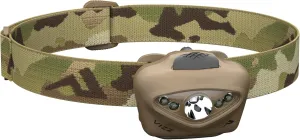 Princeton Tec Vizz Headlamp 550 Lumen Dimmable LED, IPX7 Water Resistance, Essential Outdoor Accessory for Hiking, Backpacking, Camping, Running, and Safety Preparedness, Multicam, Tactical