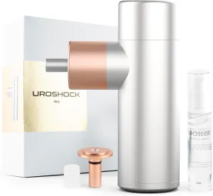 Professional Grade Acoustic Wave Device by Uroshock, The Leader in Home Shockwave Therapy. Advanced Acoustic Waves Produced in A Cordless, Ergodynamically Friendly Device