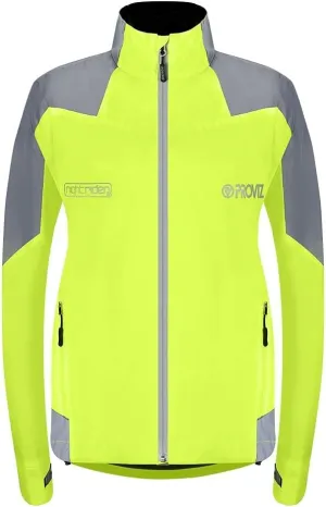Proviz Women's Nightrider Reflective Waterproof Cycling Jacket Hi Visibility Breathable Cycling Coat