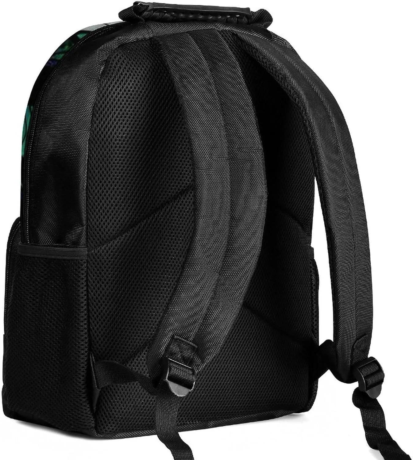 Psychedelic Goat Skull Art Rucksacks Polyester Anti-Theft Multipurpose Carry On Bag Large Capacity Gym Outdoor Hiking Backpack With Smooth Zippers