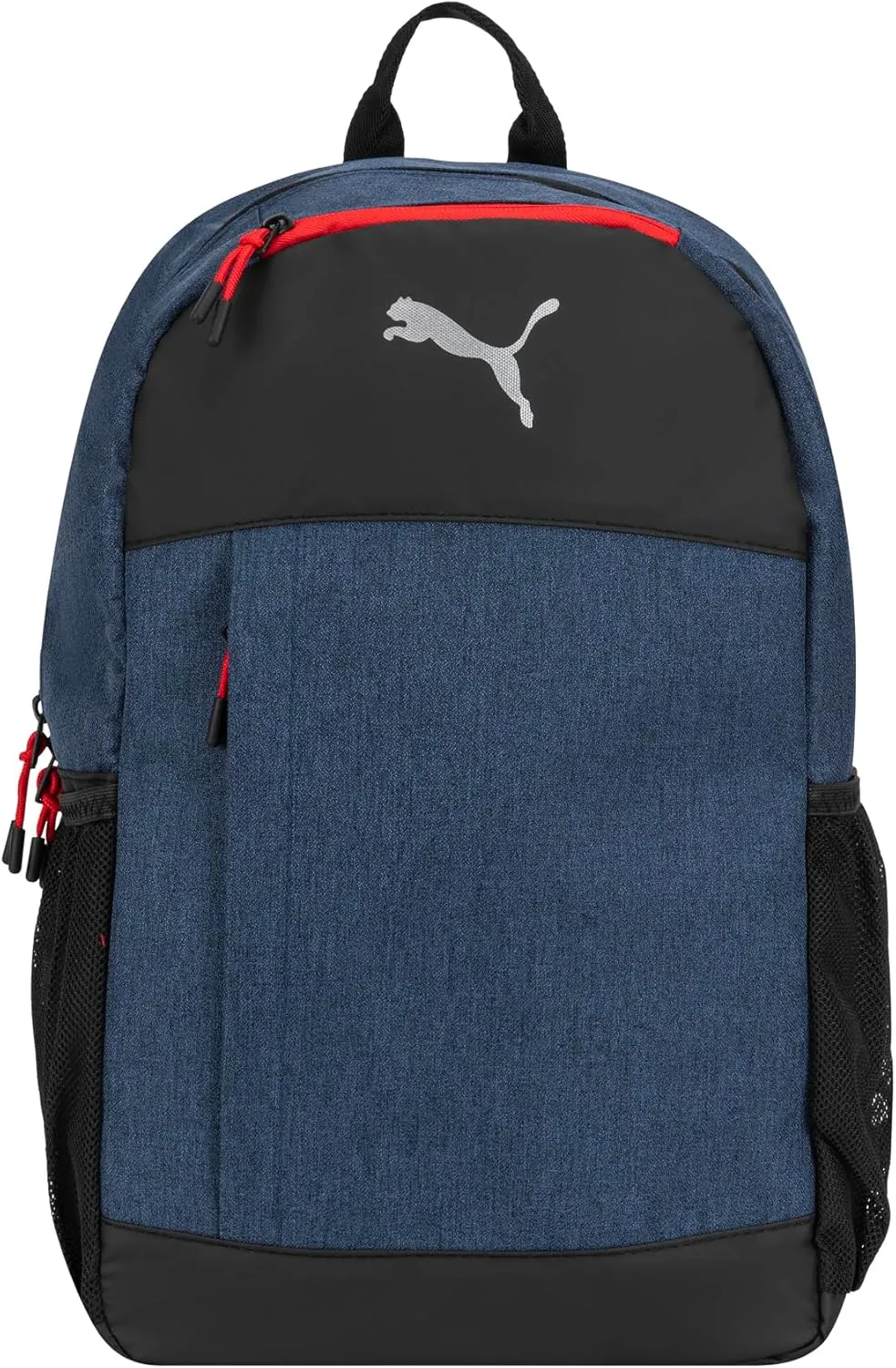 PUMA Unisex Kid's Terrain Backpack, Navy Blue Heather, Large