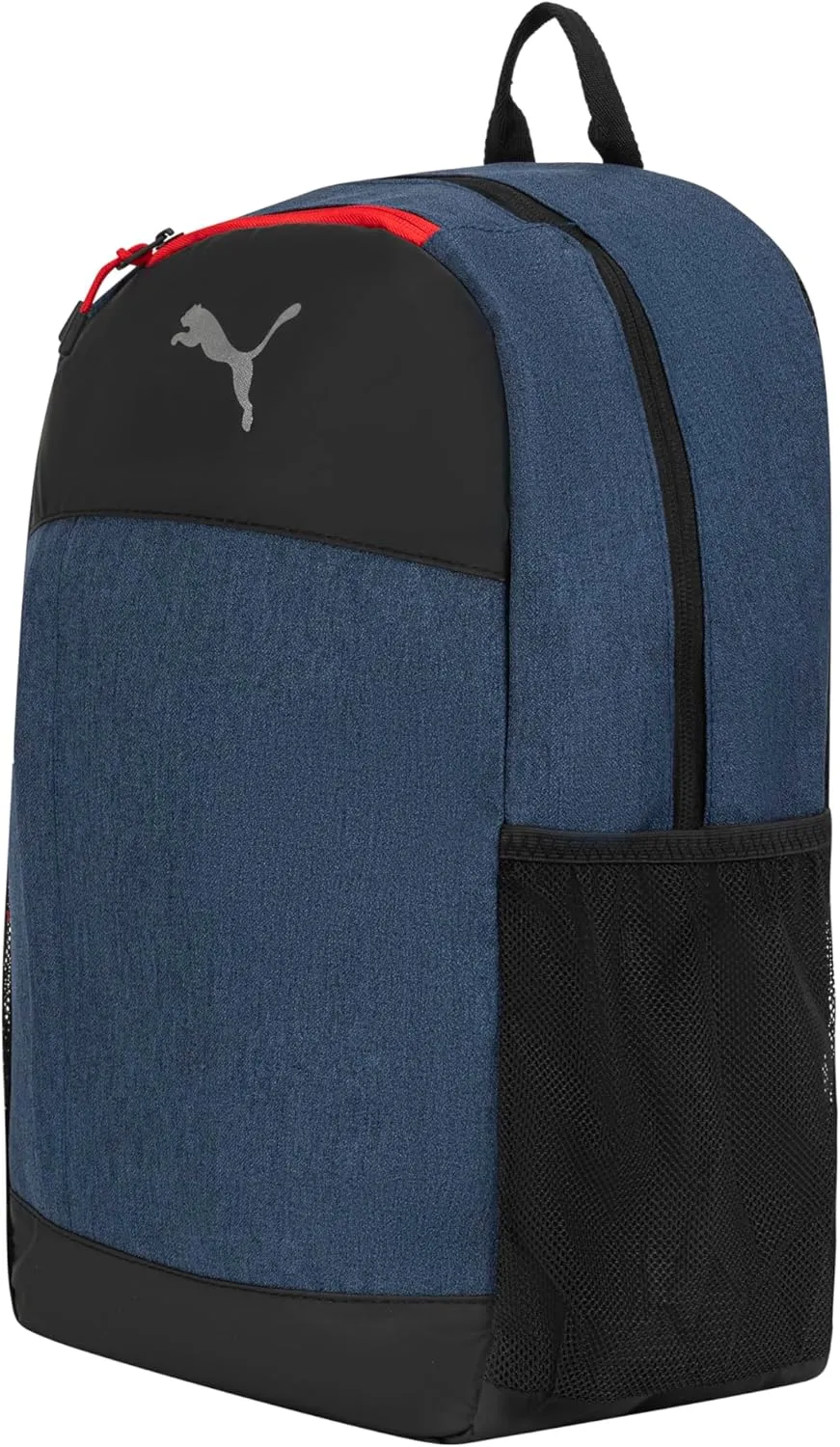 PUMA Unisex Kid's Terrain Backpack, Navy Blue Heather, Large