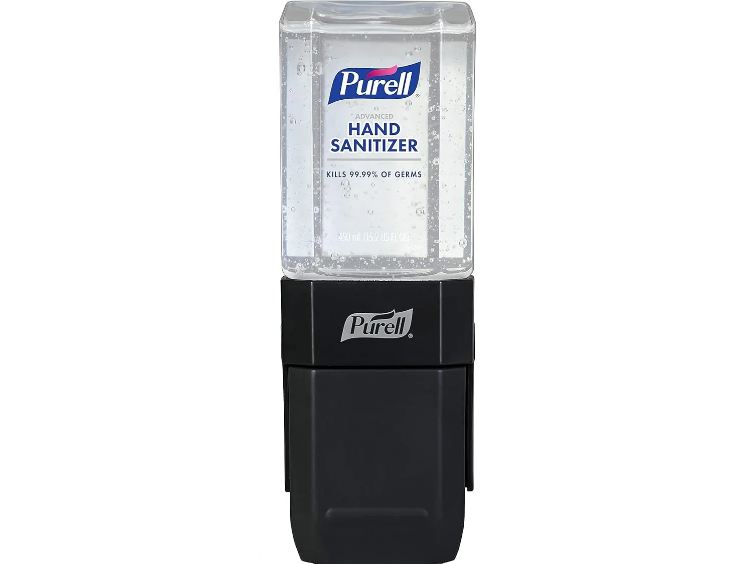 PURELL ES1 Hand Sanitizer Dispenser Starter Kit, Push-Style Dispenser with PURELL Advanced Hand Sanitizer Gel, 450 mL Refill (Pack of 1) - 4424-D6
