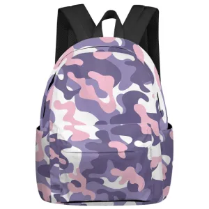 Purple Camouflage Backpack