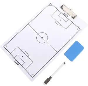 PVC Match Board for Handball Kit Waterproof Double-Sided Pen for Training and Match Guidance