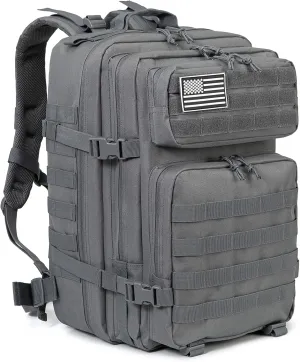 QT&QY 45L Military Tactical Backpacks Molle Army Assault Pack 3 Day Bug Out Bag Hiking Treeking Rucksack…