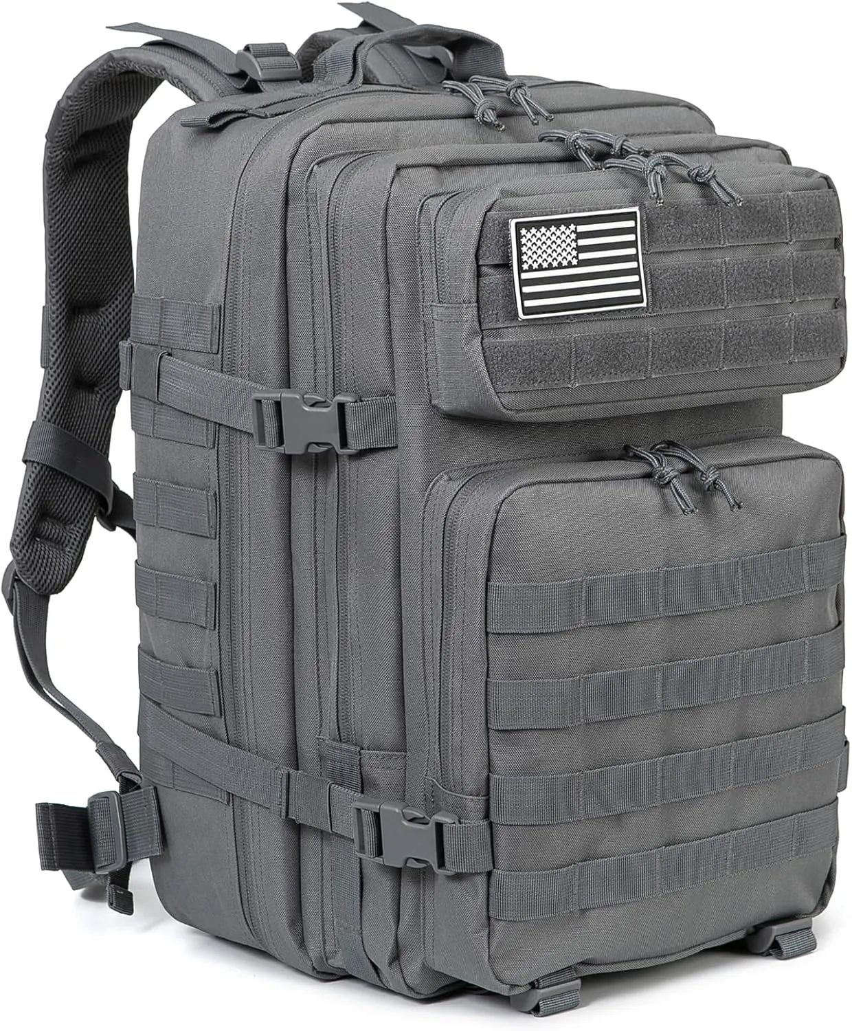 QT&QY 45L Military Tactical Backpacks Molle Army Assault Pack 3 Day Bug Out Bag Hiking Treeking Rucksack…
