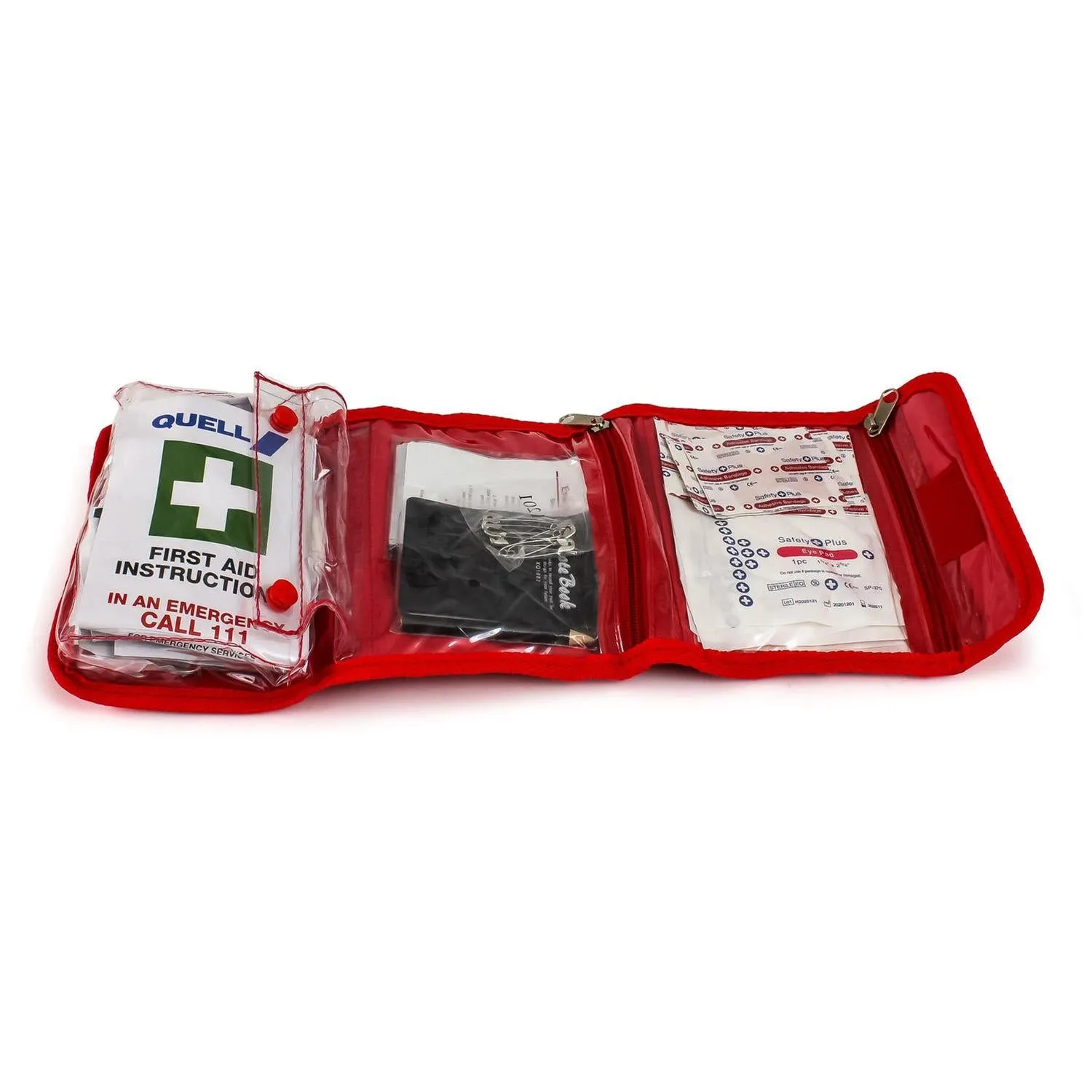 Quell Safe-Wise First Aid Kit W: 183mm, L: 63mm, D: 65mm Red