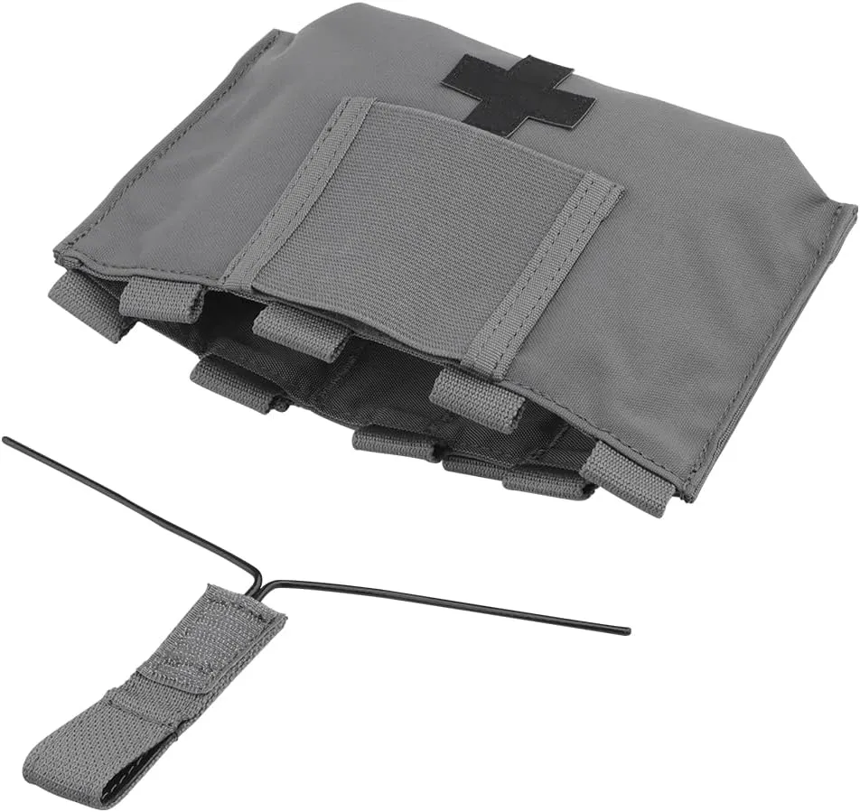 Quick Release IFAK Pouch LBT Medical Pouch MOLLE Aircraft Cable EDC Waist Belt Vest First Aid Kit Pouch