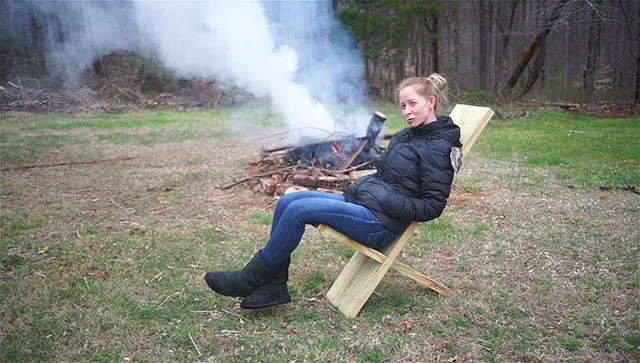 "Collapsible Viking Camp Chair" Woodworking Plan (FREE!)