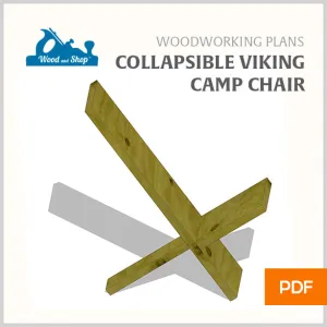 "Collapsible Viking Camp Chair" Woodworking Plan (FREE!)