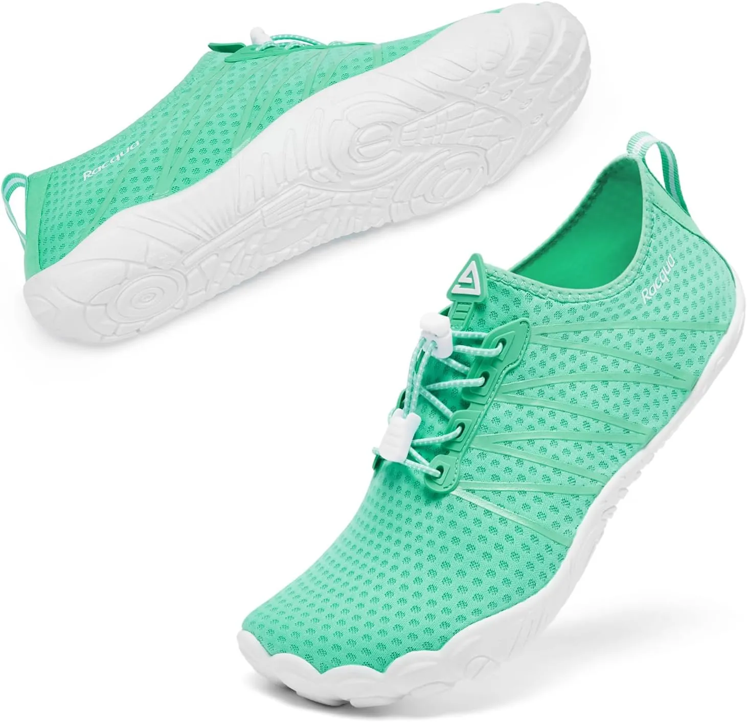 Racqua Men Women Water Shoes Quick-Dry Breathable Swim Shoes Lightweight Aqua Shoes Beach Pool Hiking Shoes