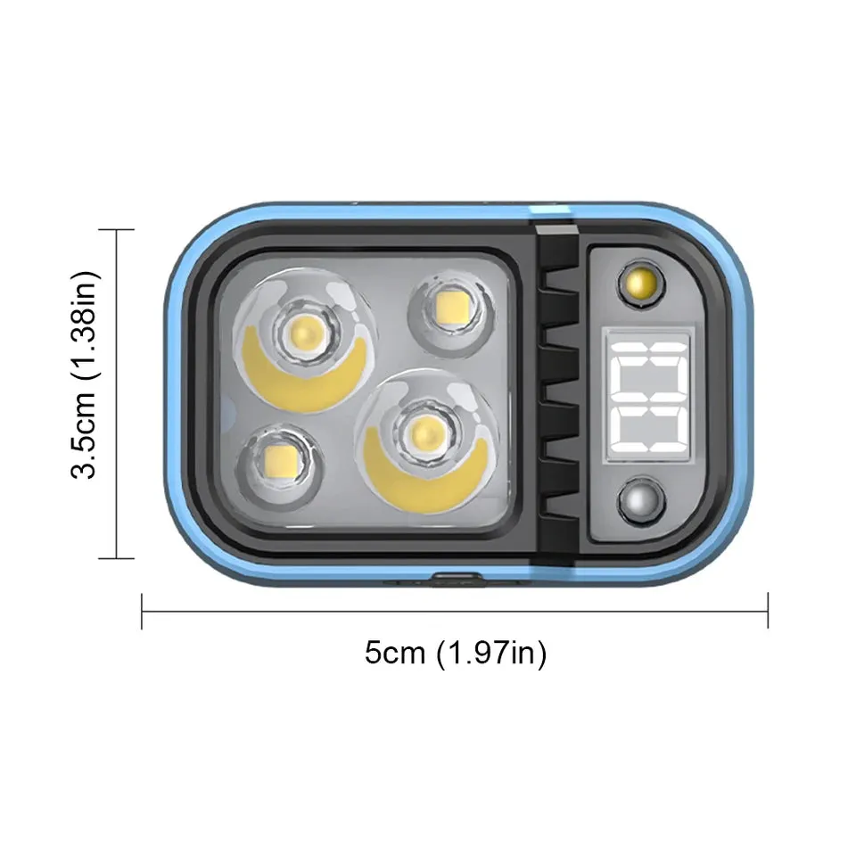 Rechargeable Headlamp Flashlight Bright LED Waterproof Motion Sensor Headlights Emergency Head Lamp Camping Fishing Head Light