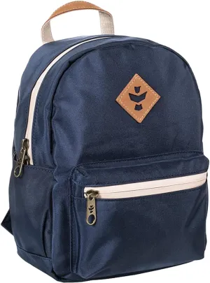 Revelry Supply Shorty Mini - Smell Proof, Water Resistant, Lockable - Backpack 7.4l Navy Blue