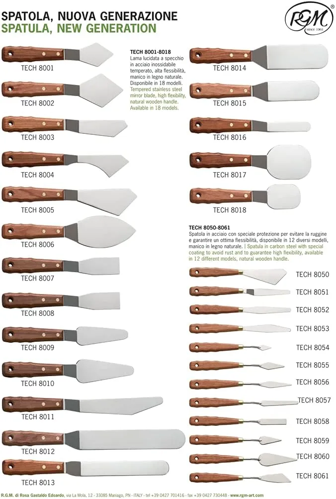 RGM 8011 Large Painting Spatula, Multi