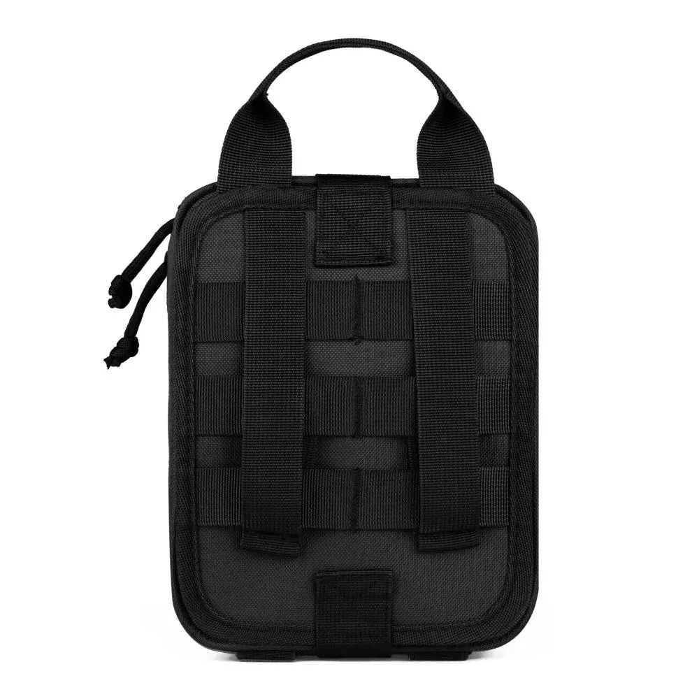 Rhino First Aid Survival Kit Bag IFAK Pouch Supplied Camping Kit with 152 EMT Items For Emergency Outdoors Full kit