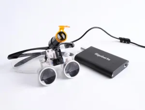 Rigoberto DY-007 3.5X Binocular Loupe & 5W LED Headlamp & Filter & Cloth Bag Black